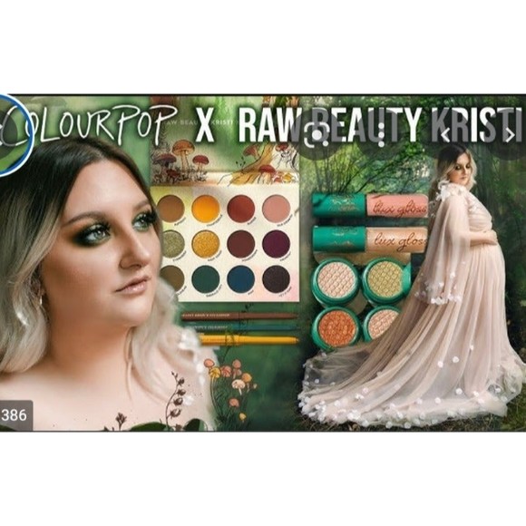 Colourpop x Raw Beauty Kristi At Forest Sight Eyeshadow Palette & Super Shock - Picture 11 of 11